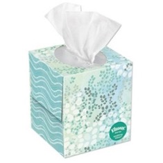 Kleenex Soothing Lotion Facial Tissues, 1 Cube Box